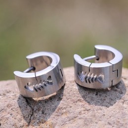 Boucles D'Oreilles En Titane Pour Hommes