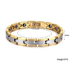Bracelet En Céramique Tungstène De Haute Qualité Pour La Santé