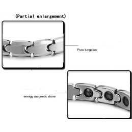 Bracelet En Céramique Tungstène D'Excellente Qualité Pour La Santé