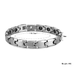 Bracelet En Céramique Tungstène D'Excellente Qualité Pour La Santé