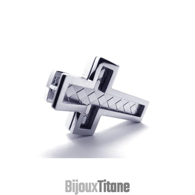 Pendentif Croix En Titane Tendance Pour Homme - Chaîne Gratuite Pendentif Croix En Titane Tendance Pour Homme - Chaîne Gratuite