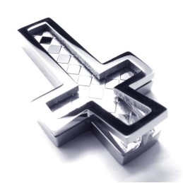 Pendentif Croix En Titane Tendance Pour Homme - Chaîne Gratuite