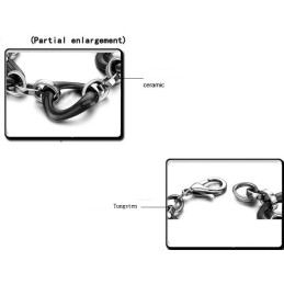 Bracelet En Céramique Tungstène Noir, Qualité Et Quantité Garanties