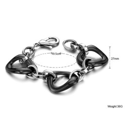 Bracelet En Céramique Tungstène Noir, Qualité Et Quantité Garanties