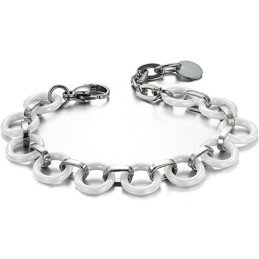 Le Bracelet En Céramique Tungstène Blanc Pour Femme De Qualité