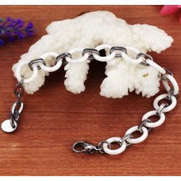 Le Bracelet En Céramique Tungstène Blanc Pour Femme De Qualité