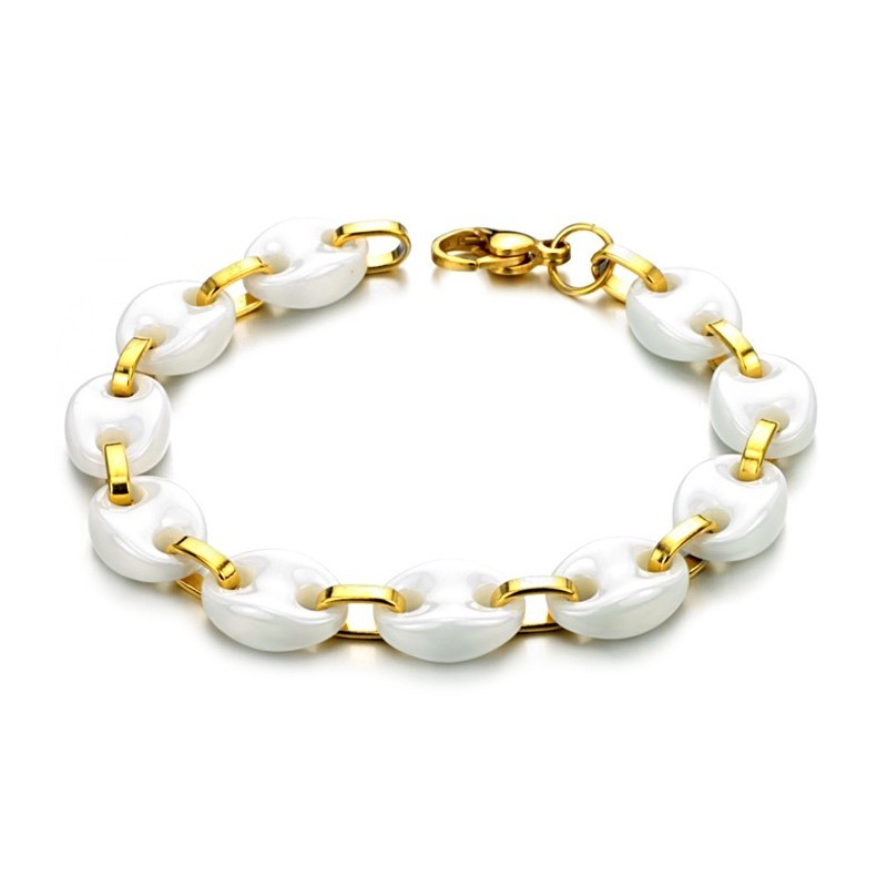 Bracelet En Céramique Tungstène Blanc Pour Femme, De Qualité Stable Bracelet En Céramique Tungstène Blanc Pour Femme, De Qualité Stable