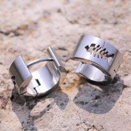 Boucles D'Oreilles En Titane Pour Hommes