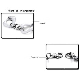 Bracelet En Céramique Tungstène Blanc De Réputation Fiable