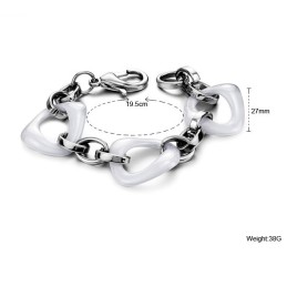 Bracelet En Céramique Tungstène Blanc De Réputation Fiable