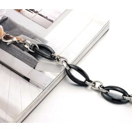 Bracelet En Céramique Tungstène Ellipse Pour Femme, Grande Variété