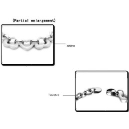 Bracelet En Céramique Tungstène Sweetheart, Qualité Et Quantité Garanties
