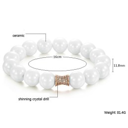 Bracelet En Céramique Tungstène Blanc, Qualité Et Quantité Garanties