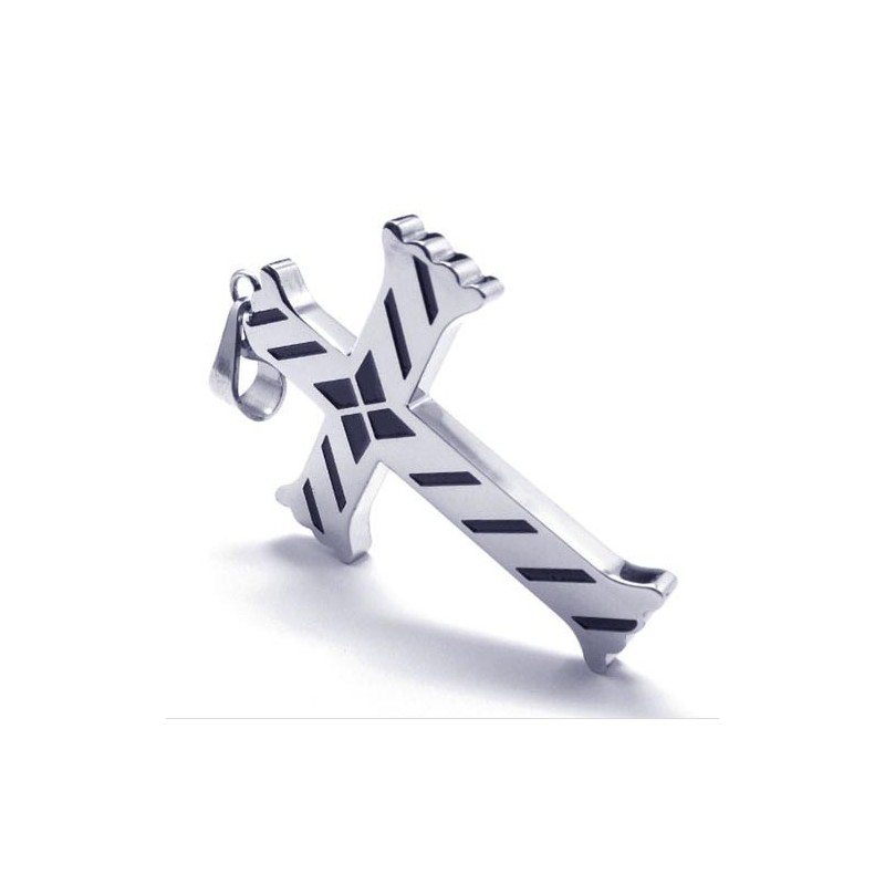 Pendentif Croix En Titane Pour Homme, Nouveau Style - Chaîne Gratuite