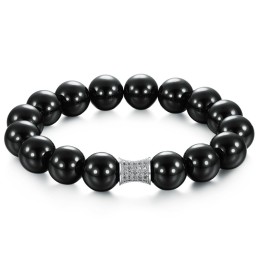 Bracelet En Céramique Tungstène Noir De Renommée Mondiale