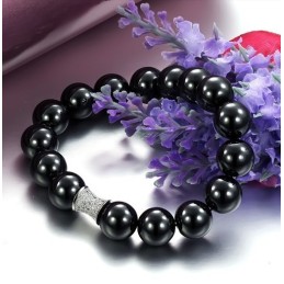Bracelet En Céramique Tungstène Noir De Renommée Mondiale