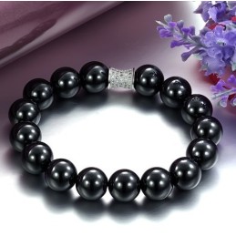 Bracelet En Céramique Tungstène Noir De Renommée Mondiale