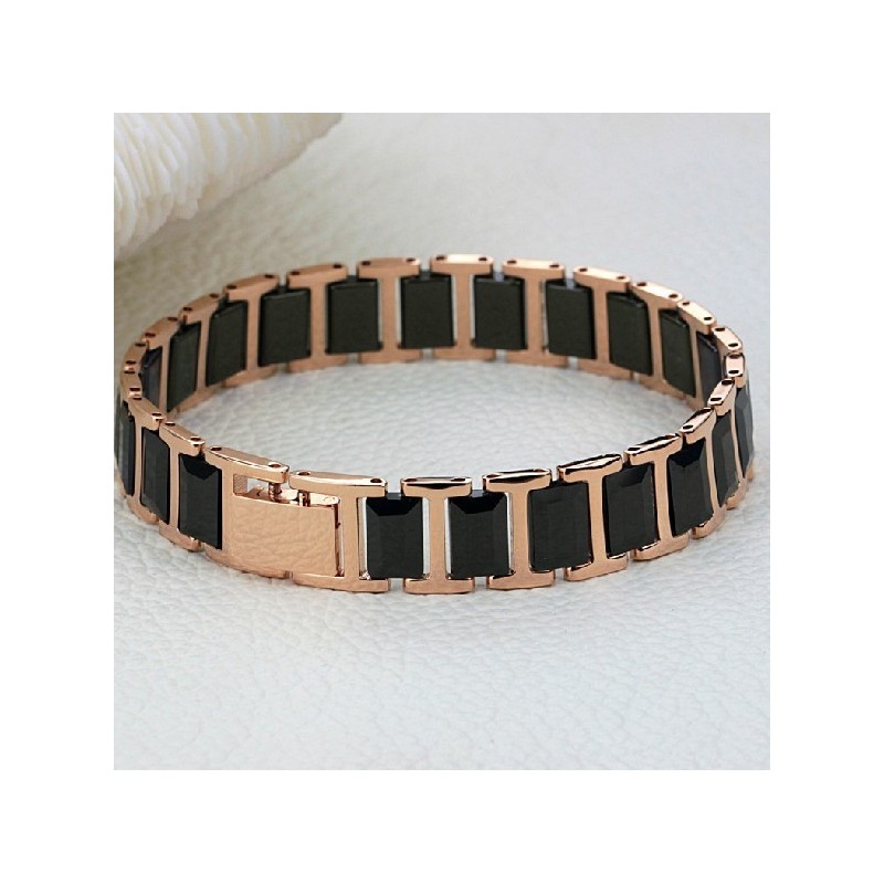 Bracelet En Céramique Tungstène Noir De Réputation Fiable