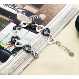 Bracelet En Céramique Tungstène Sweetheart Complet Avec Spécifications
