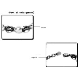Bracelet En Céramique Tungstène Sweetheart Complet Avec Spécifications