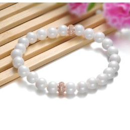 Bracelet En Céramique Tungstène Facile À Utiliser Avec Perles