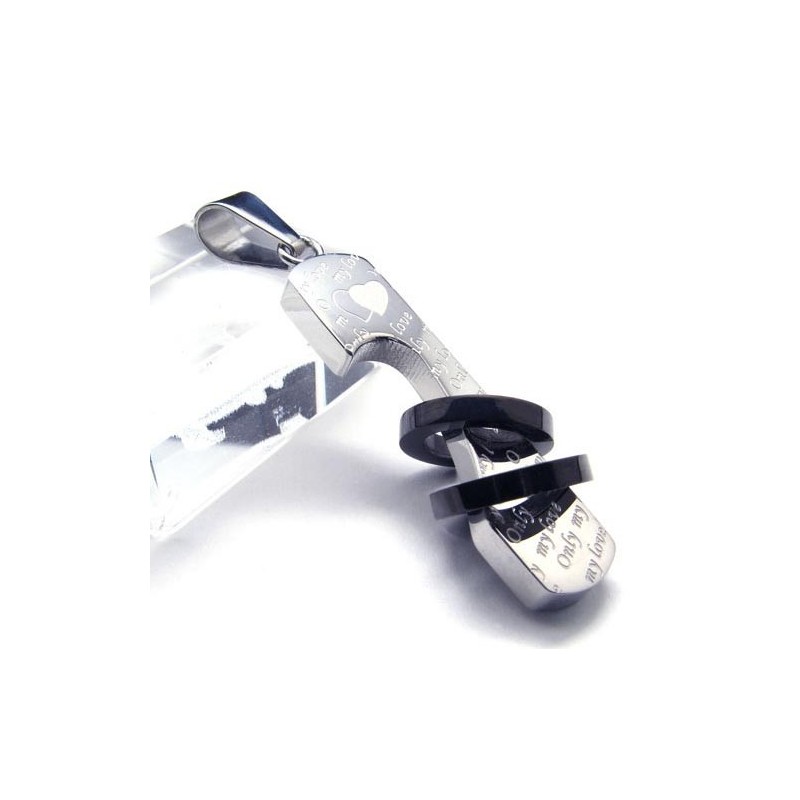Pendentif En Titane New Style Love - Chaîne Gratuite Pendentif En Titane New Style Love - Chaîne Gratuite