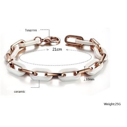 Bracelet En Céramique Tungstène Pour Femme De Qualité Stable