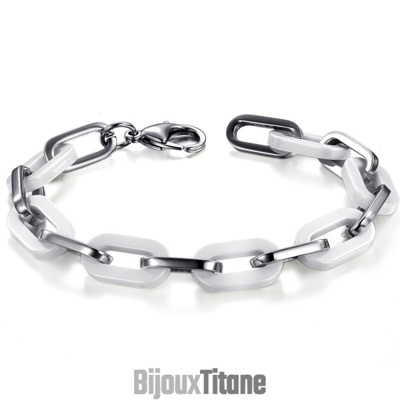 Bracelet En Céramique Tungstène Blanc Pour Femme D'Excellente Qualité Bracelet En Céramique Tungstène Blanc Pour Femme D'Excellente Qualité