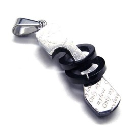 Pendentif En Titane New Style Love - Chaîne Gratuite