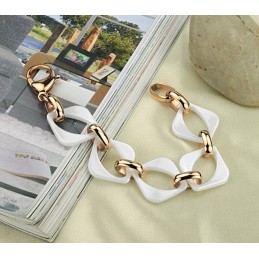 Bracelet En Céramique Tungstène Blanc De Haute Qualité