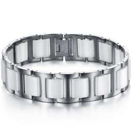 Le Bracelet En Céramique Tungstène Pour Homme De La Reine De La Qualité
