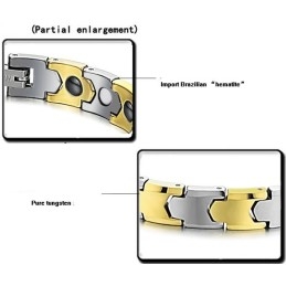 Bracelet En Céramique De Tungstène De Haute Qualité Pour La Santé