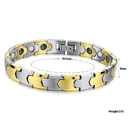 Bracelet En Céramique De Tungstène De Haute Qualité Pour La Santé