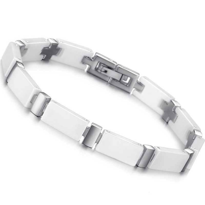 Bracelet En Céramique Tungstène Blanc, Qualité Et Quantité Garanties