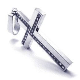 Pendentif Croix En Titane Pour Homme - Chaîne Gratuite