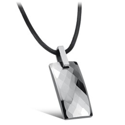 Collier En Céramique Tungstène Losange De Qualité Et De Quantité Garanties