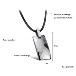 Collier En Céramique Tungstène Losange De Qualité Et De Quantité Garanties