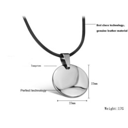Collier Rond En Céramique De Tungstène De Haute Qualité