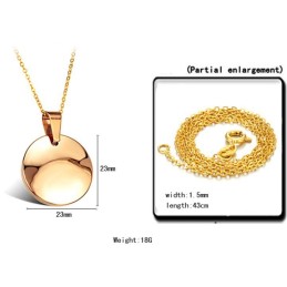 Collier En Céramique Tungstène Pour Femme De Qualité Supérieure