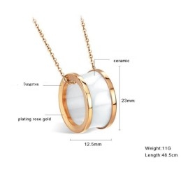 Collier En Céramique Tungstène De Qualité Et De Quantité Garanties