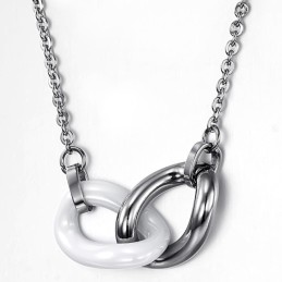 Collier En Céramique Tungstène De Haute Qualité