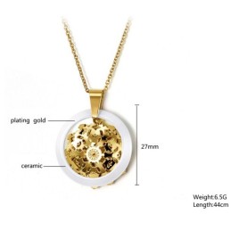 Collier En Céramique Tungstène Pour Femme, Grande Variété