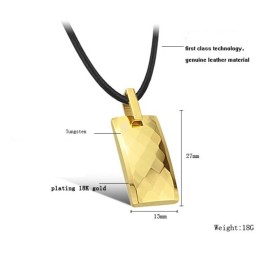 Bien Connu Pour Son Collier En Céramique Tungstène Rhombus De Haute Qualité