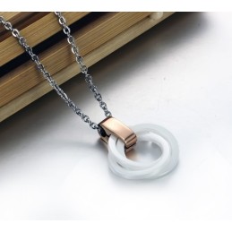 Collier En Céramique Tungstène De Qualité Fiable Avec Strass