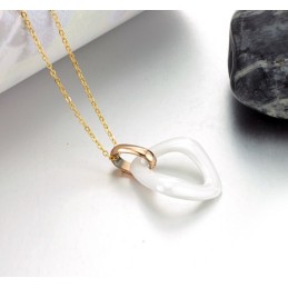 Collier En Céramique Tungstène Durable Pour Femme
