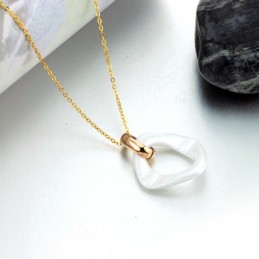 Collier En Céramique Tungstène Durable Pour Femme