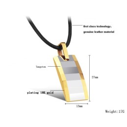 Collier En Céramique Tungstène Pour Femme De Haute Qualité