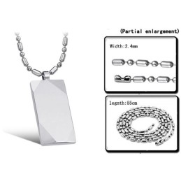 Collier En Céramique Tungstène Pour Homme, Vendu Dans Le Monde Entier