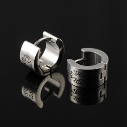 Boucles D'Oreilles En Titane Pour Hommes
