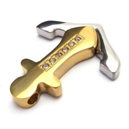 Pendentif Ancre En Titane - Chaîne Gratuite